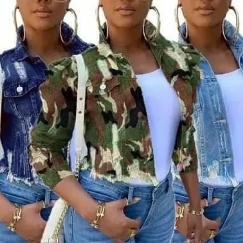 Women’s cropped denim jackets
